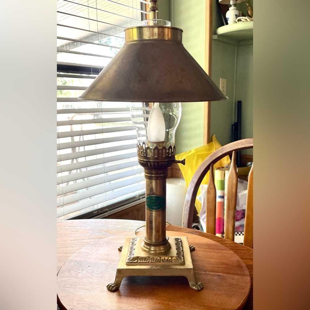 **VINTAGE** Brass Desk Lamp - Orient Express Paris/Istanbul - Model TM-876